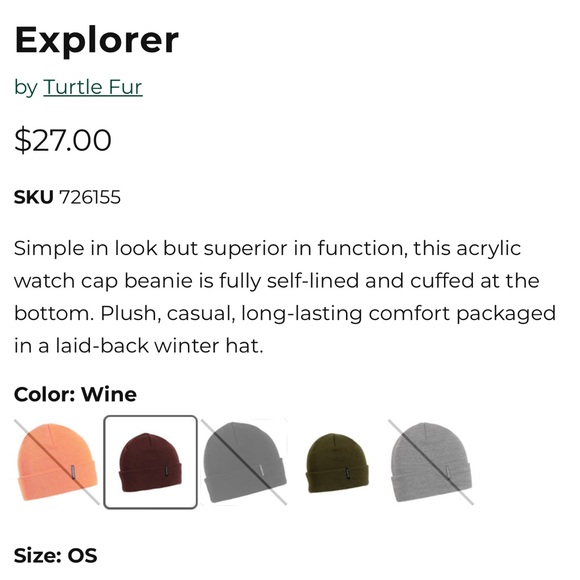 NWT Turtlefur Explorer in Wine - Picture 2 of 5